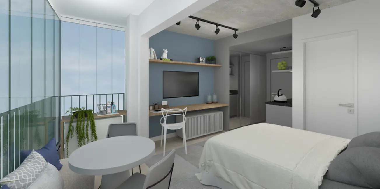 Kitnet com 1 quarto à venda, 29m2 em Vila Nova Conceição, São Paulo - SP - imagem 8 Foto 8 de Kitnet com 1 quarto à venda, 29m2 em Vila Nova Conceição, São Paulo - SP