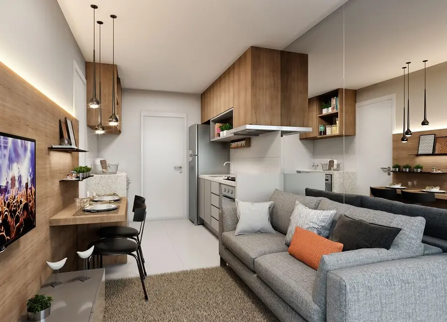 Foto 4 de Apartamento com 1 quarto à venda, 27m2 em Jardim Caravelas, São Paulo - SP