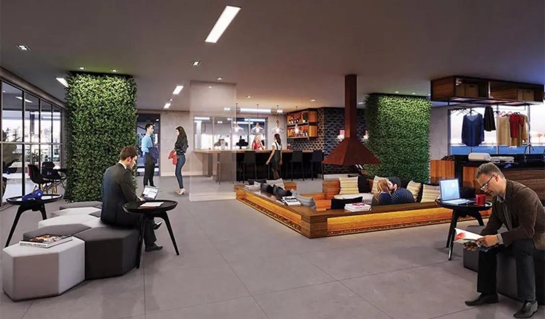 Apartamento com 1 quarto à venda, 51m2 em Moema, São Paulo - SP - imagem 8 Foto 8 de Apartamento com 1 quarto à venda, 51m2 em Moema, São Paulo - SP