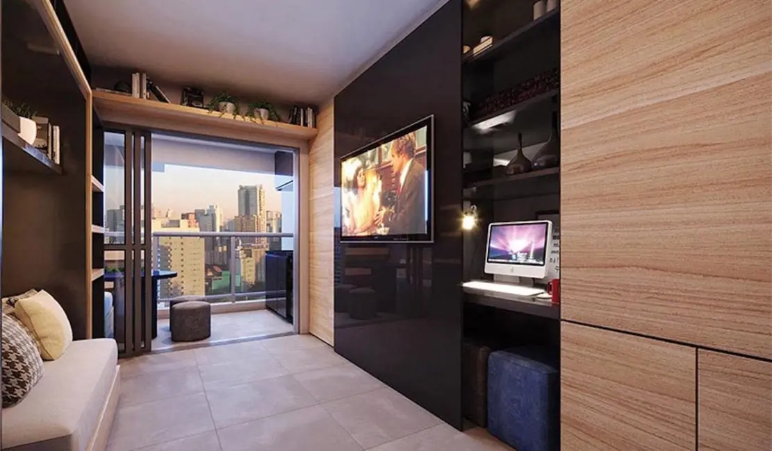 Apartamento com 1 quarto à venda, 51m2 em Moema, São Paulo - SP - imagem 5 Foto 5 de Apartamento com 1 quarto à venda, 51m2 em Moema, São Paulo - SP