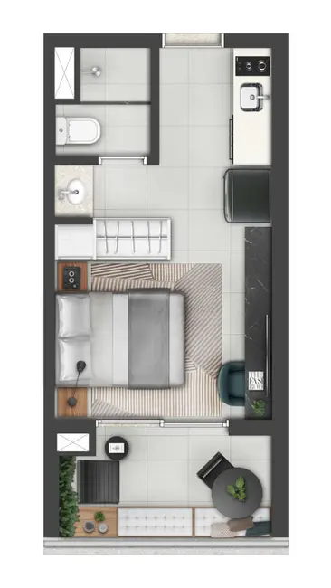 Foto 6 de Kitnet com 1 quarto à venda, 24m2 em Vila Mariana, São Paulo - SP