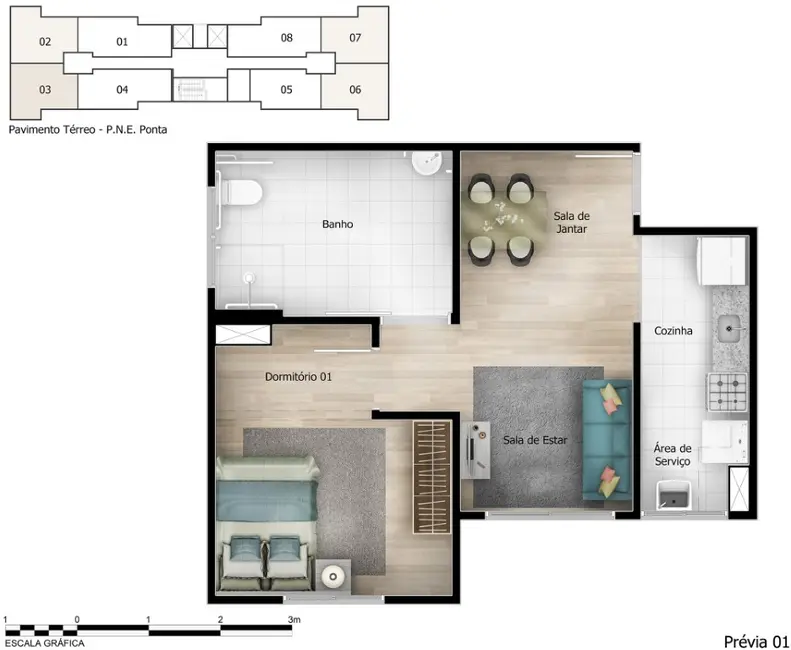 Foto 8 de Apartamento com 2 quartos à venda, 44m2 em Interlagos, São Paulo - SP