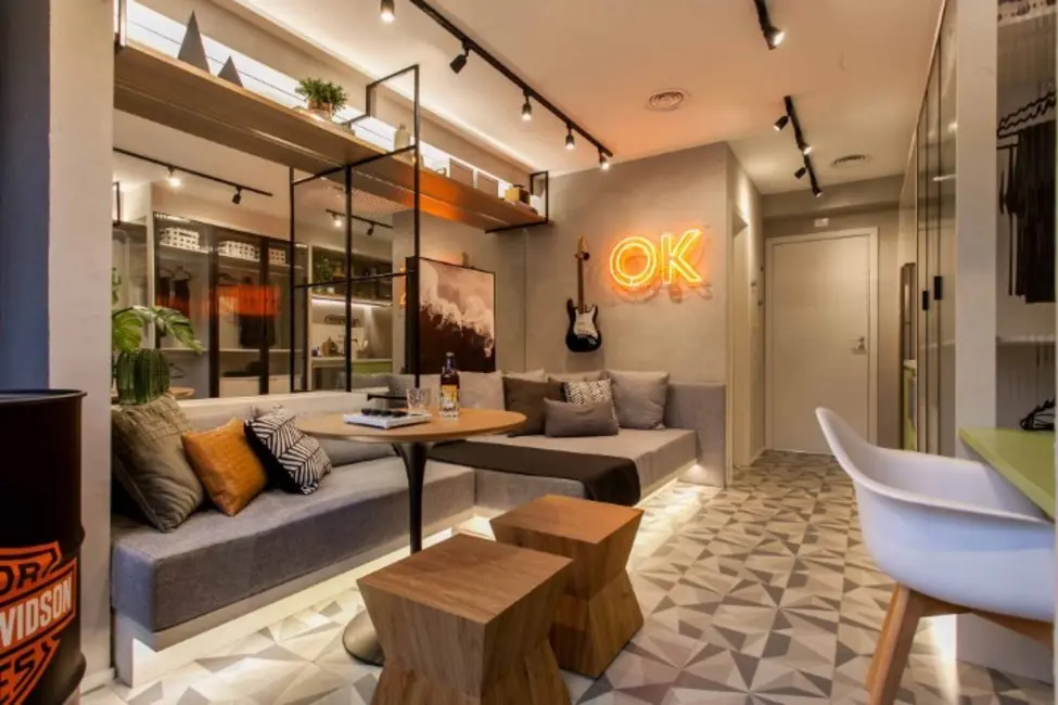 Apartamento com 1 quarto à venda, 37m2 em Pinheiros, São Paulo - SP - imagem 4 Foto 4 de Apartamento com 1 quarto à venda, 37m2 em Pinheiros, São Paulo - SP