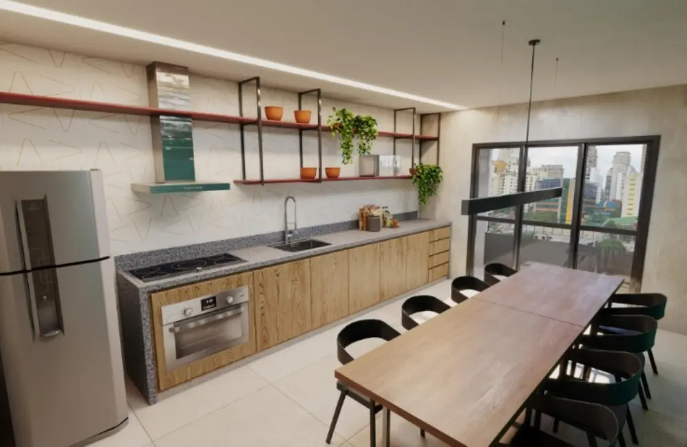 Apartamento com 1 quarto à venda, 37m2 em Pinheiros, São Paulo - SP - imagem 9 Foto 9 de Apartamento com 1 quarto à venda, 37m2 em Pinheiros, São Paulo - SP