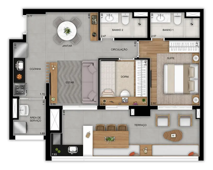 Foto 25 de Apartamento com 3 quartos à venda, 206m2 em São Paulo - SP
