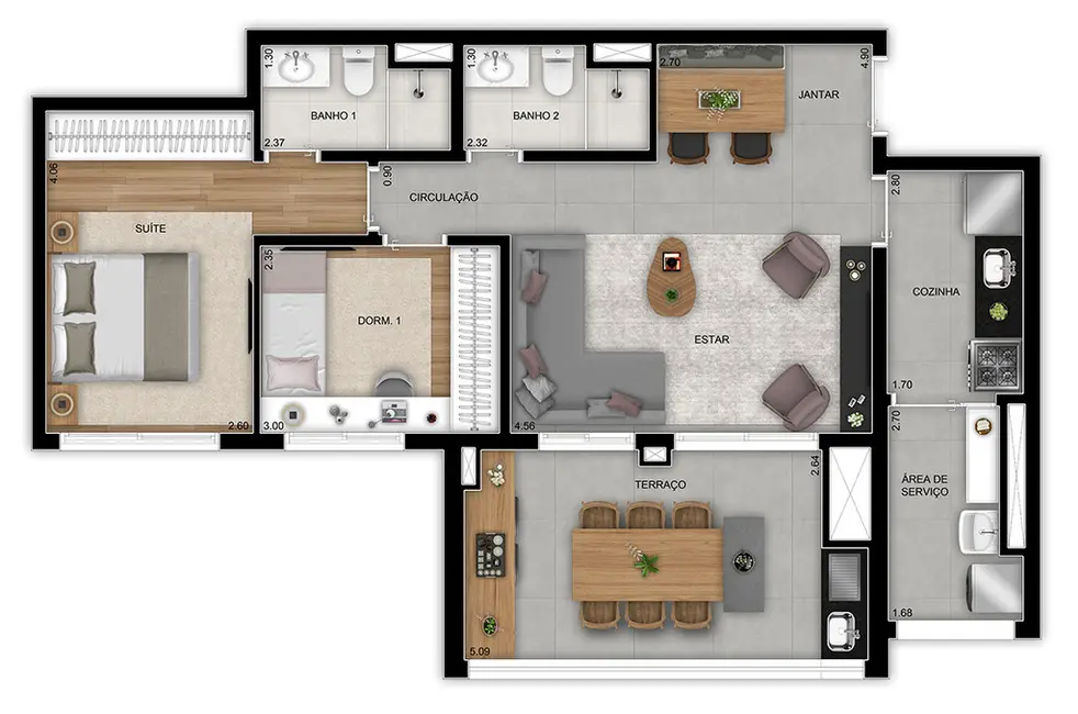 Foto 27 de Apartamento com 3 quartos à venda, 206m2 em São Paulo - SP