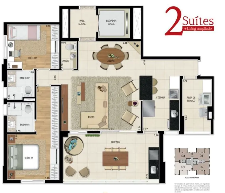 Foto 7 de Apartamento com 3 quartos à venda, 105m2 em Cidade Mãe do Céu, São Paulo - SP