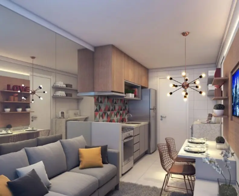 Foto 2 de Apartamento com 1 quarto à venda, 26m2 em Jardim Mirante, São Paulo - SP