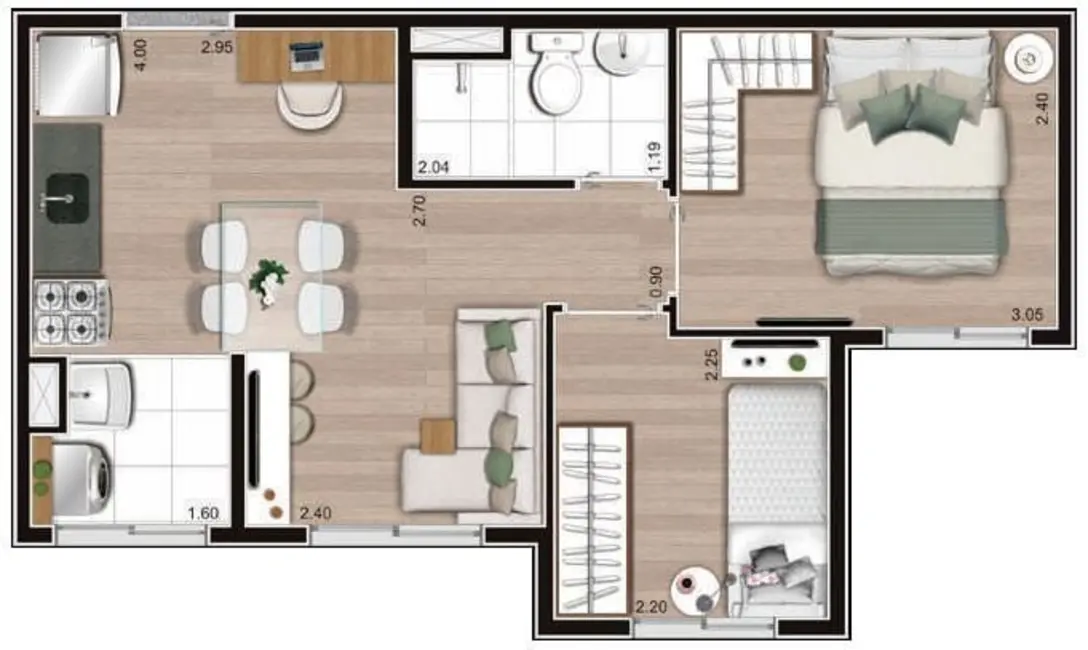 Foto 9 de Apartamento com 2 quartos à venda, 35m2 em Pedreira, São Paulo - SP