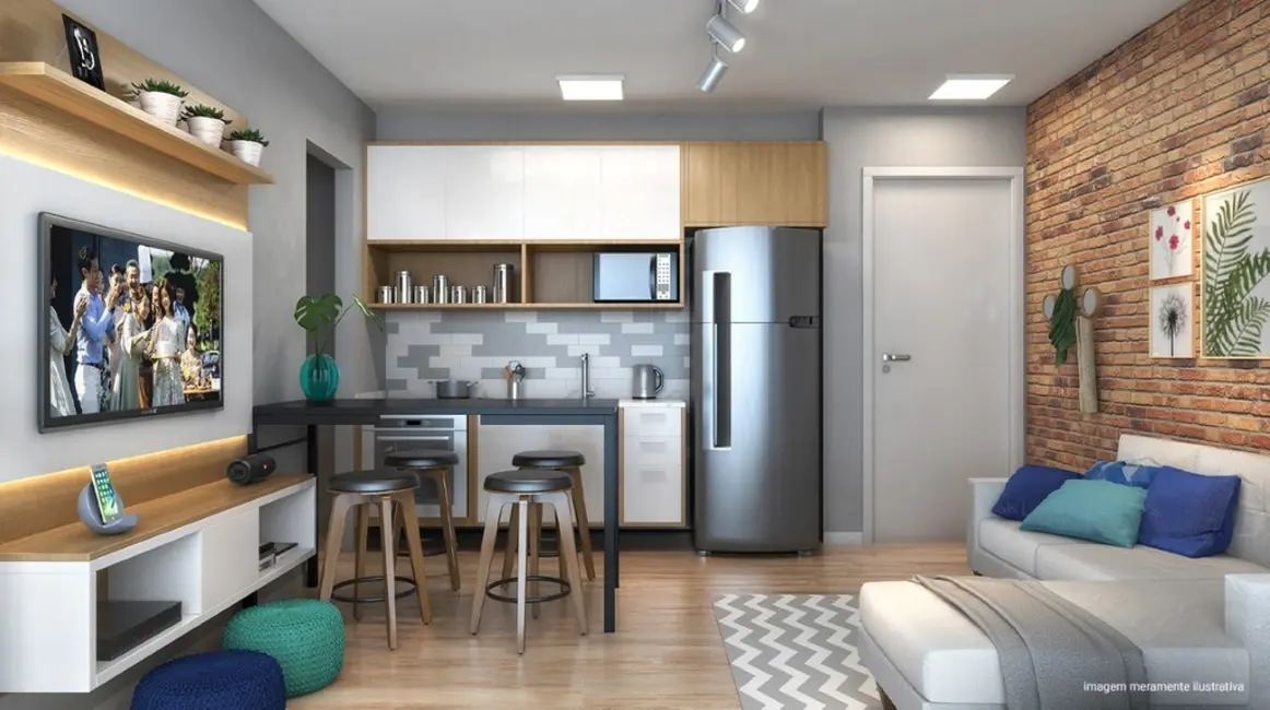 Foto 3 de Apartamento com 1 quarto à venda, 27m2 em Tatuapé, São Paulo - SP