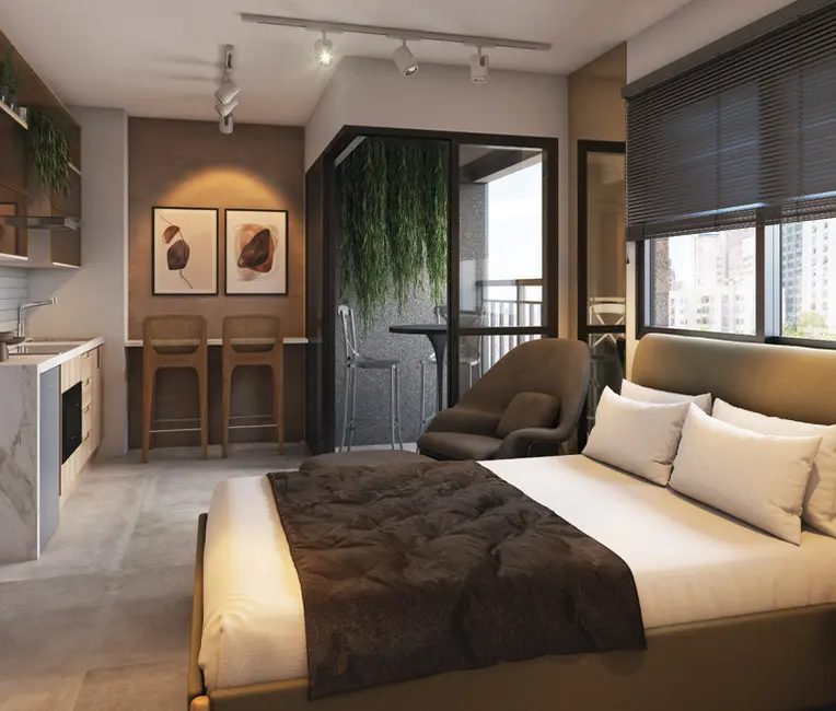 Foto 4 de Apartamento com 1 quarto à venda, 34m2 em Sumarezinho, São Paulo - SP