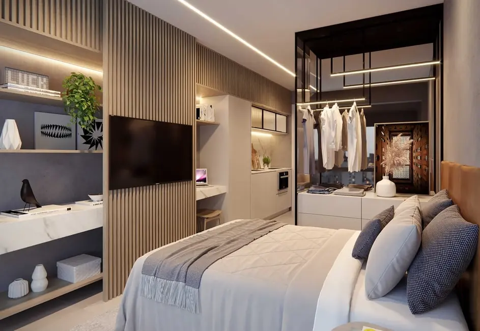 Foto 4 de Kitnet com 1 quarto à venda, 17m2 em Mirandópolis, São Paulo - SP