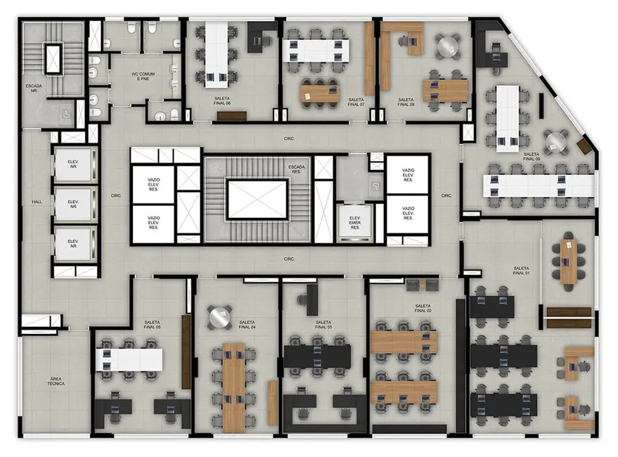 Foto 2 de Sala Comercial à venda, 57m2 em Vila Prudente, São Paulo - SP