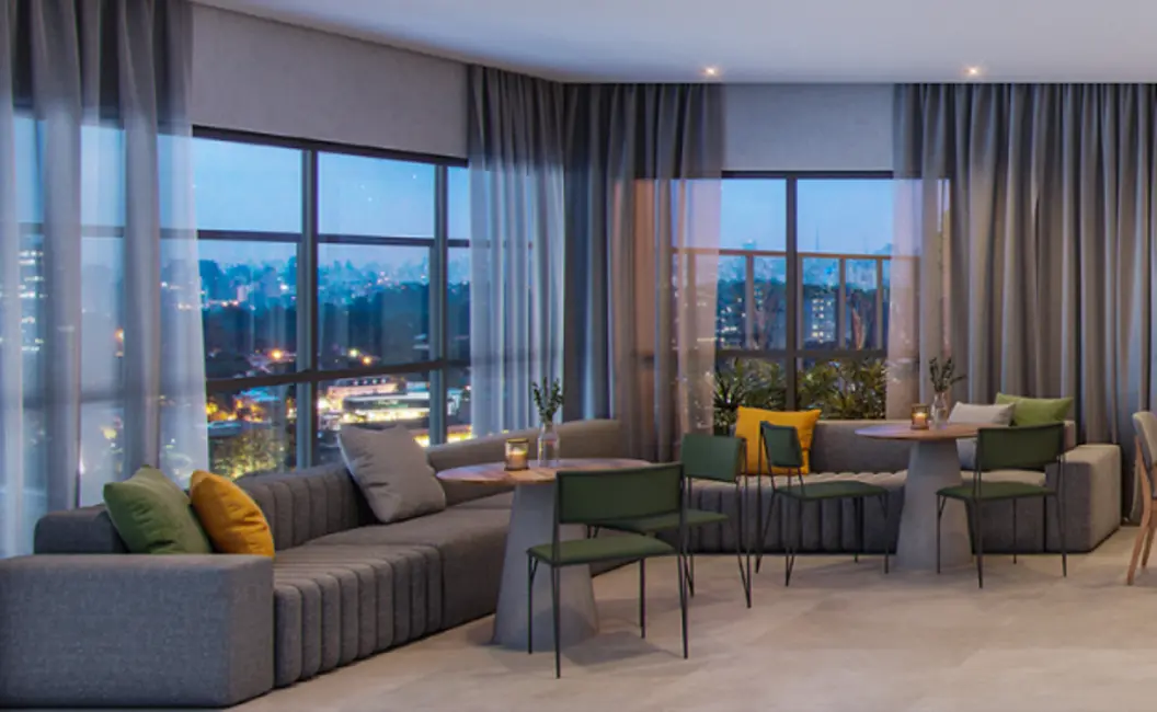 Apartamento com 1 quarto à venda, 37m2 em Campo Belo, São Paulo - SP - imagem 5 Foto 5 de Apartamento com 1 quarto à venda, 37m2 em Campo Belo, São Paulo - SP