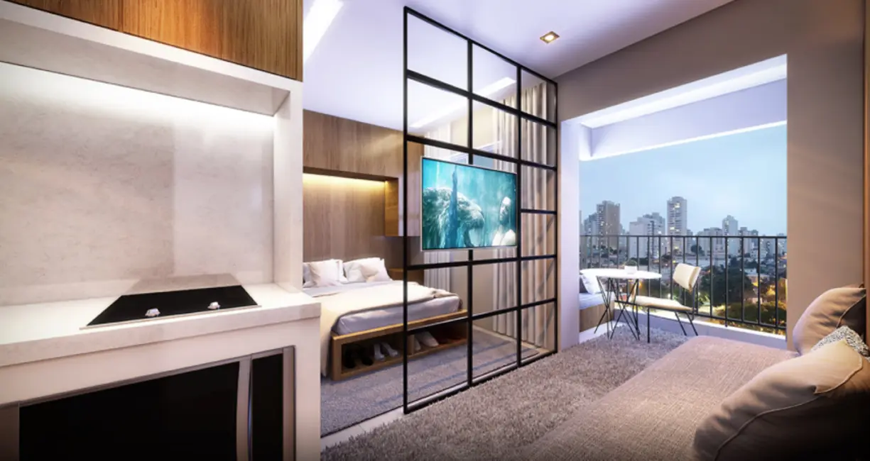 Foto 5 de Apartamento com 1 quarto à venda, 26m2 em Campo Belo, São Paulo - SP