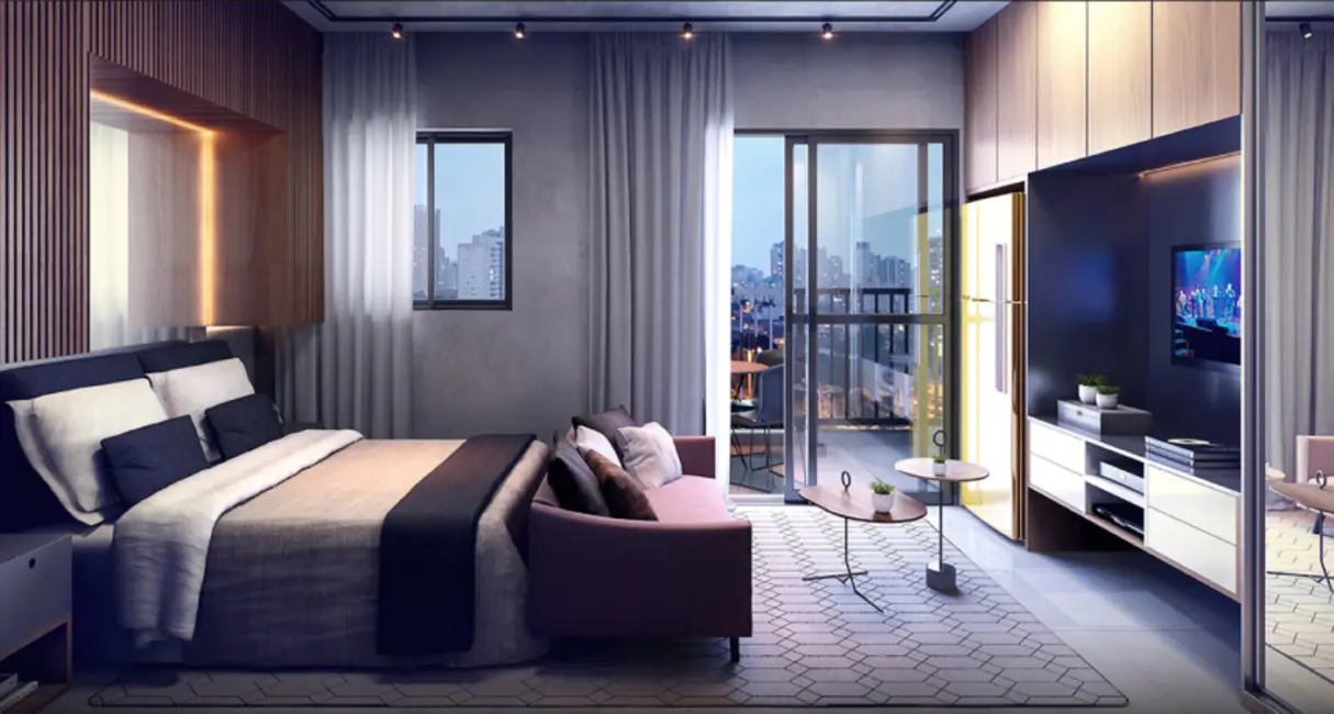 Foto 6 de Apartamento com 1 quarto à venda, 26m2 em Campo Belo, São Paulo - SP