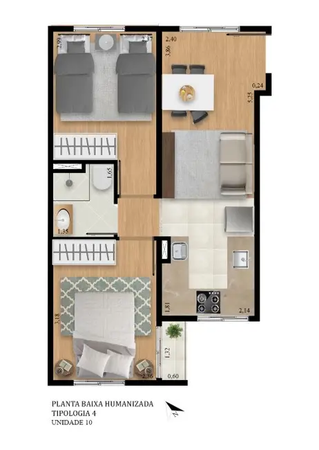 Foto 8 de Apartamento com 2 quartos à venda, 36m2 em Vila Arriete, São Paulo - SP
