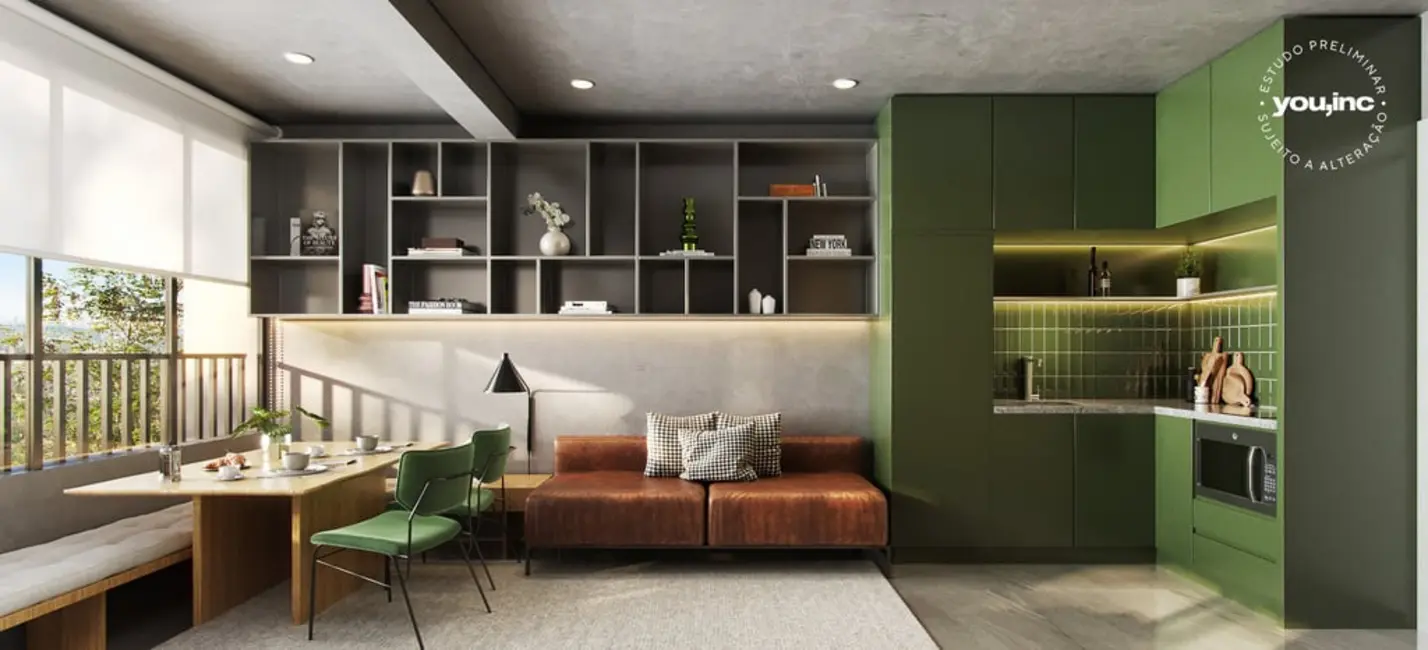 Apartamento com 1 quarto à venda, 36m2 em Higienópolis, São Paulo - SP - imagem 5 Foto 5 de Apartamento com 1 quarto à venda, 36m2 em Higienópolis, São Paulo - SP