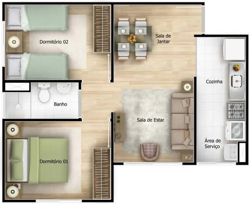 Foto 8 de Apartamento com 2 quartos à venda, 41m2 em Jardim Egle, São Paulo - SP