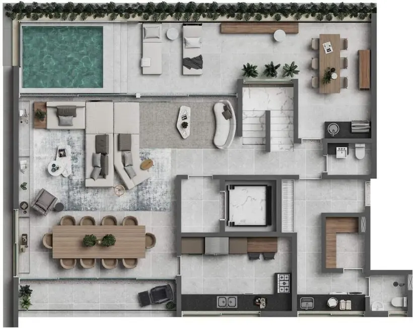 Foto 3 de Cobertura com 4 quartos à venda, 338m2 em Moema, São Paulo - SP