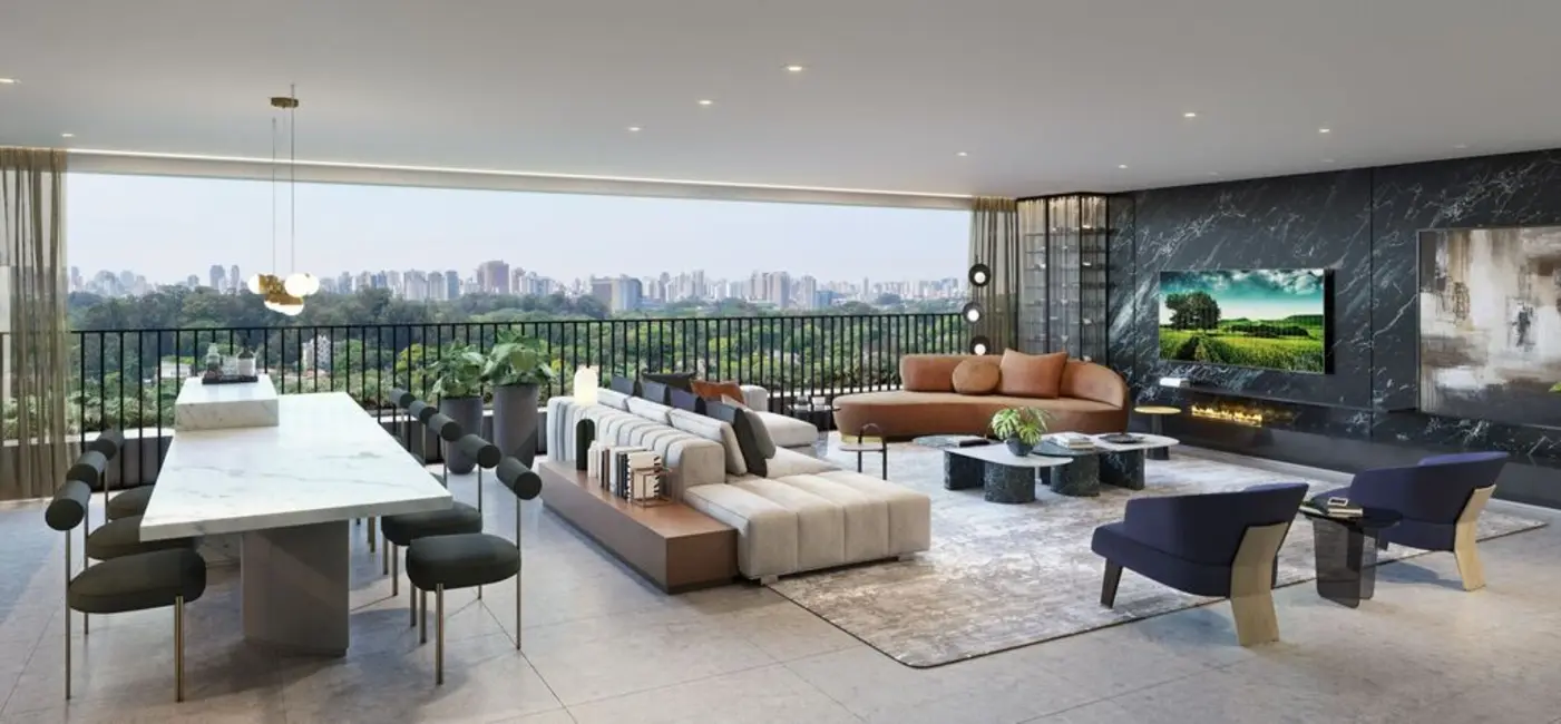 Apartamento com 3 quartos à venda, 175m2 em Moema, São Paulo - SP - imagem 4 Foto 4 de Apartamento com 3 quartos à venda, 175m2 em Moema, São Paulo - SP