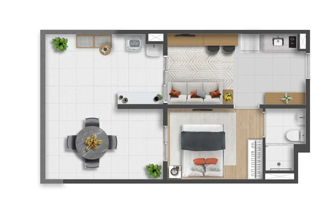 Apartamento com 1 quarto à venda, 25m2 em Campos Elíseos, São Paulo - SP - imagem 8 Foto 8 de Apartamento com 1 quarto à venda, 25m2 em Campos Elíseos, São Paulo - SP