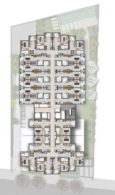 Foto 3 de Apartamento com 1 quarto à venda, 29m2 em Campos Elíseos, São Paulo - SP