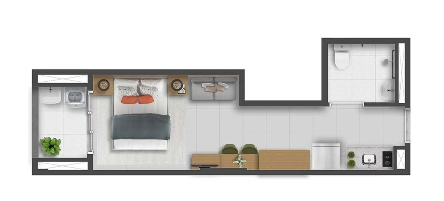 Foto 5 de Apartamento com 1 quarto à venda, 29m2 em Campos Elíseos, São Paulo - SP