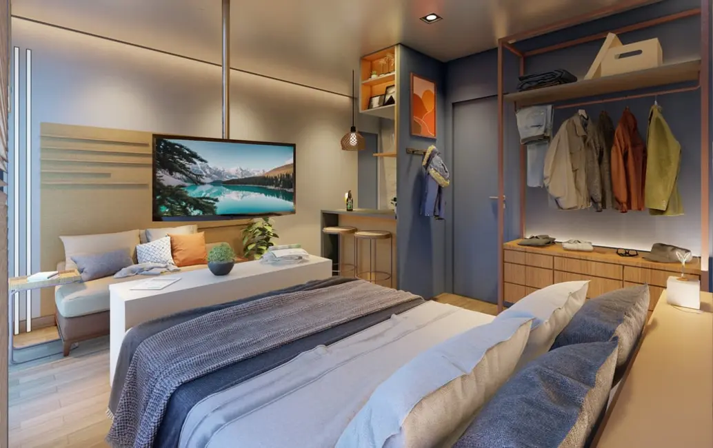 Apartamento com 1 quarto à venda, 34m2 em Vila Madalena, São Paulo - SP - imagem 8 Foto 8 de Apartamento com 1 quarto à venda, 34m2 em Vila Madalena, São Paulo - SP