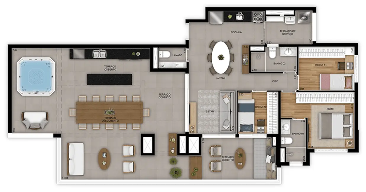 Foto 8 de Apartamento com 2 quartos à venda, 64m2 em Vila Ema, São Paulo - SP