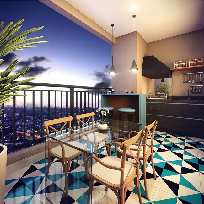 Foto 4 de Apartamento com 2 quartos à venda, 59m2 em Caputera, Aruja - SP