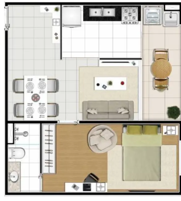 Foto 6 de Apartamento com 2 quartos à venda, 64m2 em Barueri - SP