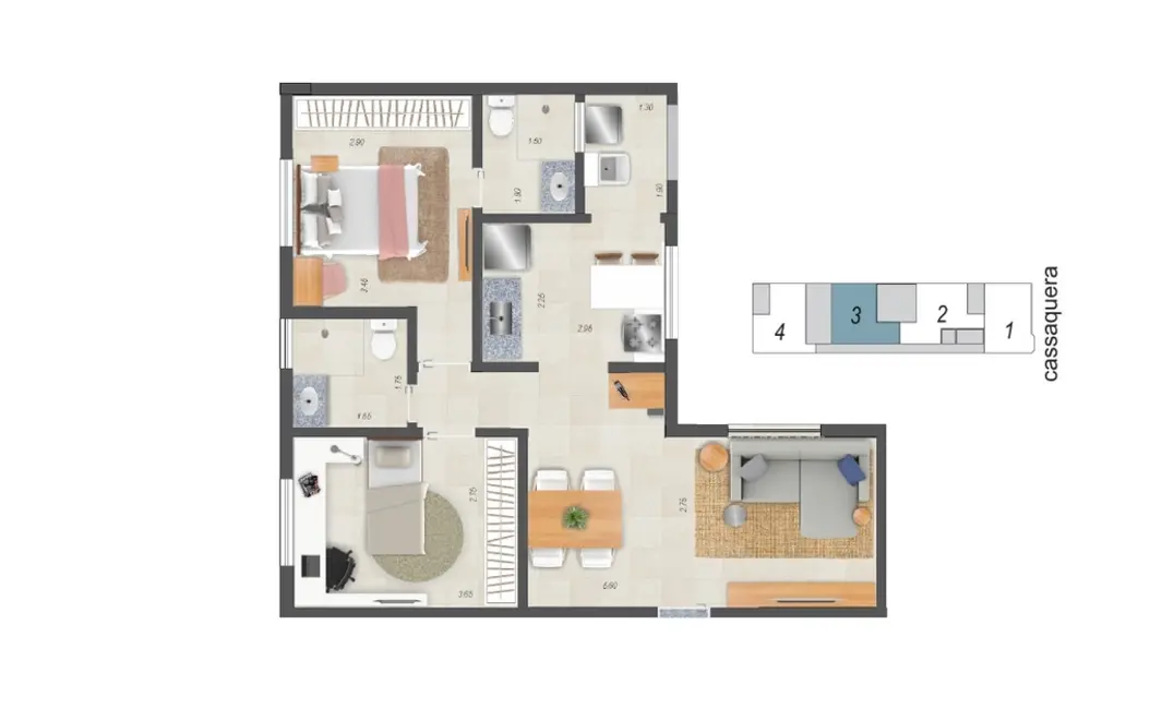 Apartamento com 2 quartos à venda, 65m2 em Barcelona, Sao Caetano Do Sul - SP - imagem 3 Foto 3 de Apartamento com 2 quartos à venda, 65m2 em Barcelona, Sao Caetano Do Sul - SP