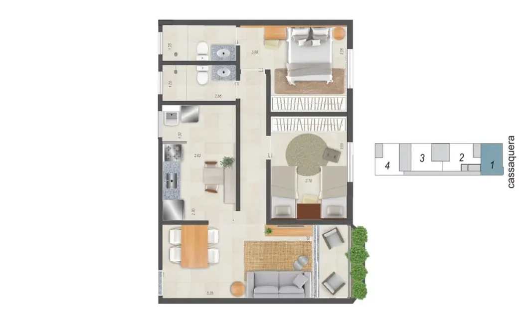 Foto 5 de Apartamento com 2 quartos à venda, 91m2 em Barcelona, Sao Caetano Do Sul - SP