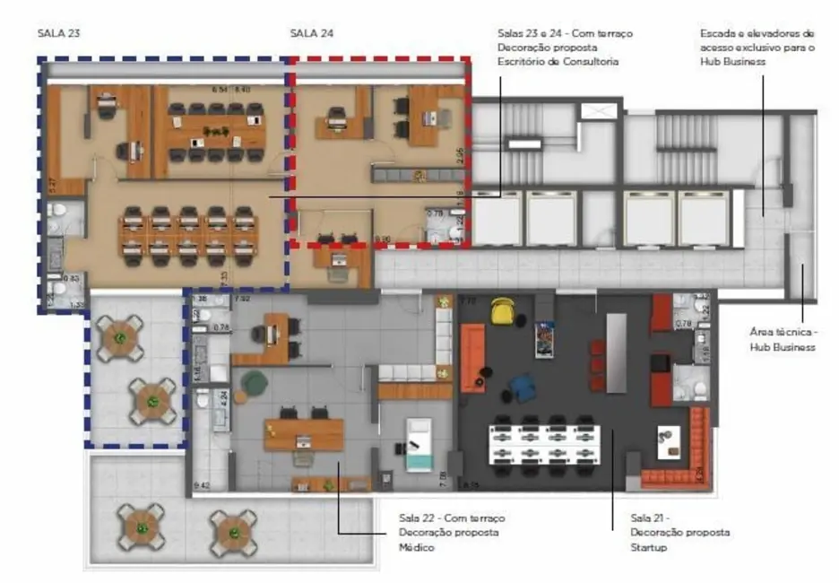 Foto 3 de Sala Comercial à venda, 58m2 em Cambuí, Campinas - SP