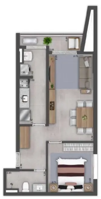 Foto 9 de Kitnet com 1 quarto à venda, 46m2 em Barueri - SP