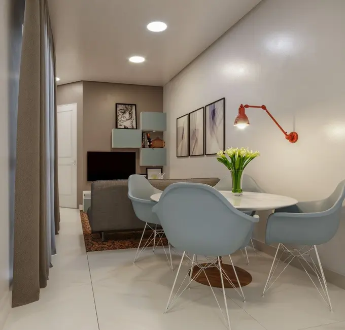 Foto 3 de Apartamento com 2 quartos à venda, 46m2 em Campestre, Santo Andre - SP