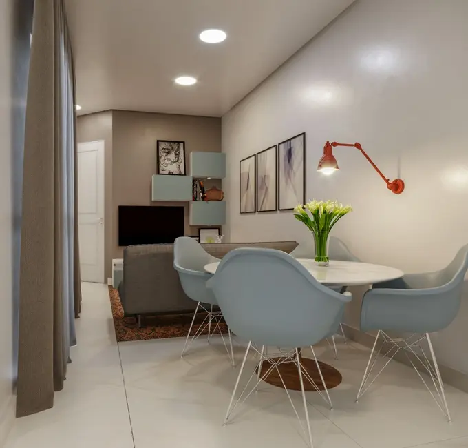 Foto 3 de Cobertura com 2 quartos à venda, 79m2 em Campestre, Santo Andre - SP