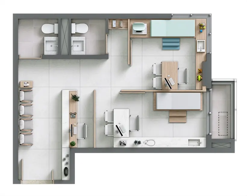 Sala Comercial à venda, 46m2 em Centro, Campinas - SP - imagem 9 Foto 9 de Sala Comercial à venda, 46m2 em Centro, Campinas - SP