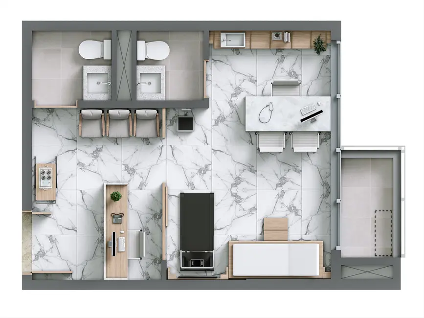 Sala Comercial à venda, 46m2 em Centro, Campinas - SP - imagem 7 Foto 7 de Sala Comercial à venda, 46m2 em Centro, Campinas - SP