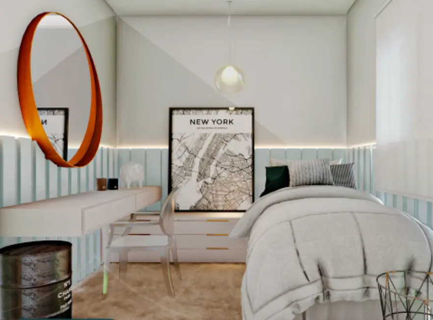 Apartamento com 3 quartos à venda, 69m2 em São Bernardo, Campinas - SP - imagem 5 Foto 5 de Apartamento com 3 quartos à venda, 69m2 em São Bernardo, Campinas - SP