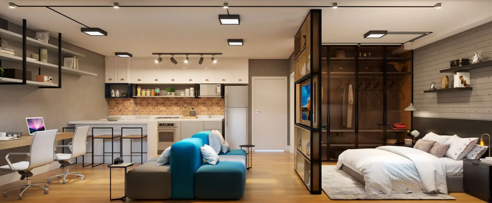 Foto 4 de Apartamento com 2 quartos à venda, 36m2 em Jardim Ibirapuera, Campinas - SP