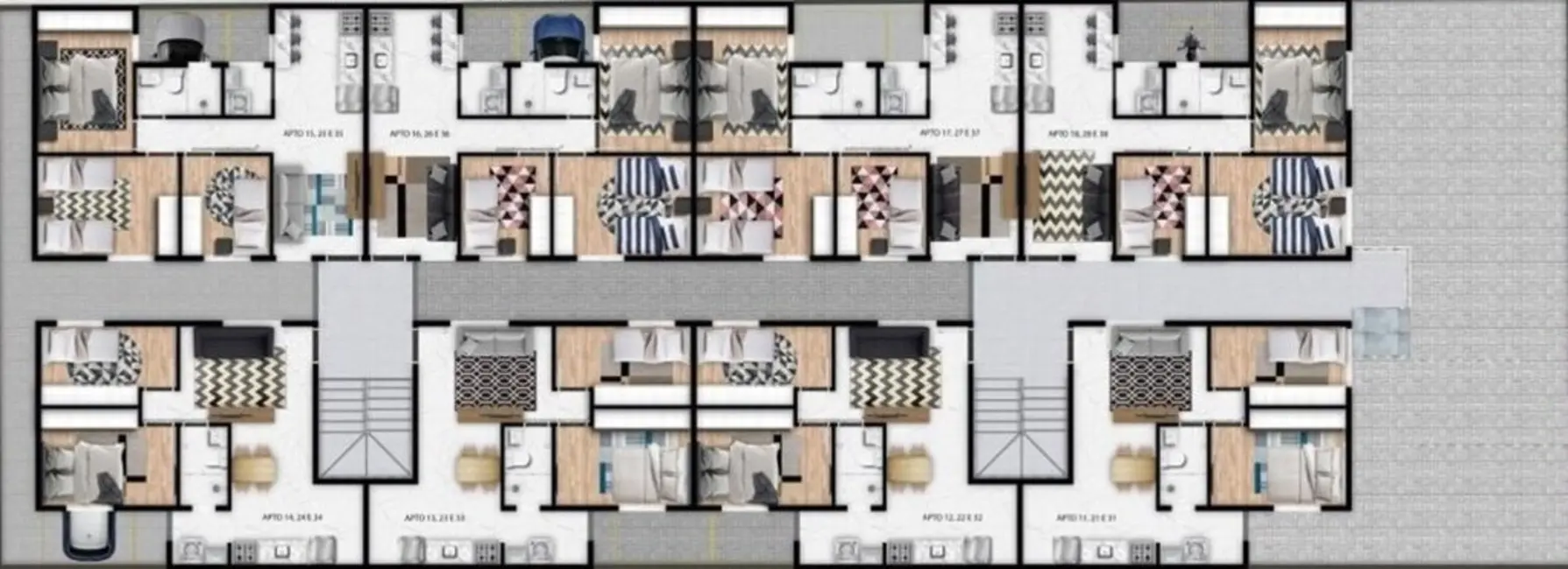 Foto 4 de Apartamento com 3 quartos à venda, 49m2 em Vila Gumercindo, São Paulo - SP