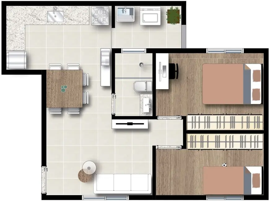 Foto 8 de Apartamento com 3 quartos à venda, 49m2 em Vila Gumercindo, São Paulo - SP