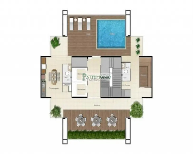 Apartamento com 1 quarto à venda, 39m2 em Campinas - SP - imagem 8 Foto 8 de Apartamento com 1 quarto à venda, 39m2 em Campinas - SP
