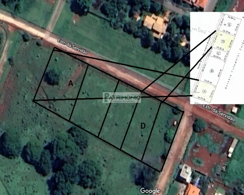 Foto 1 de Terreno / Lote à venda, 600m2 em Jaguariuna - SP