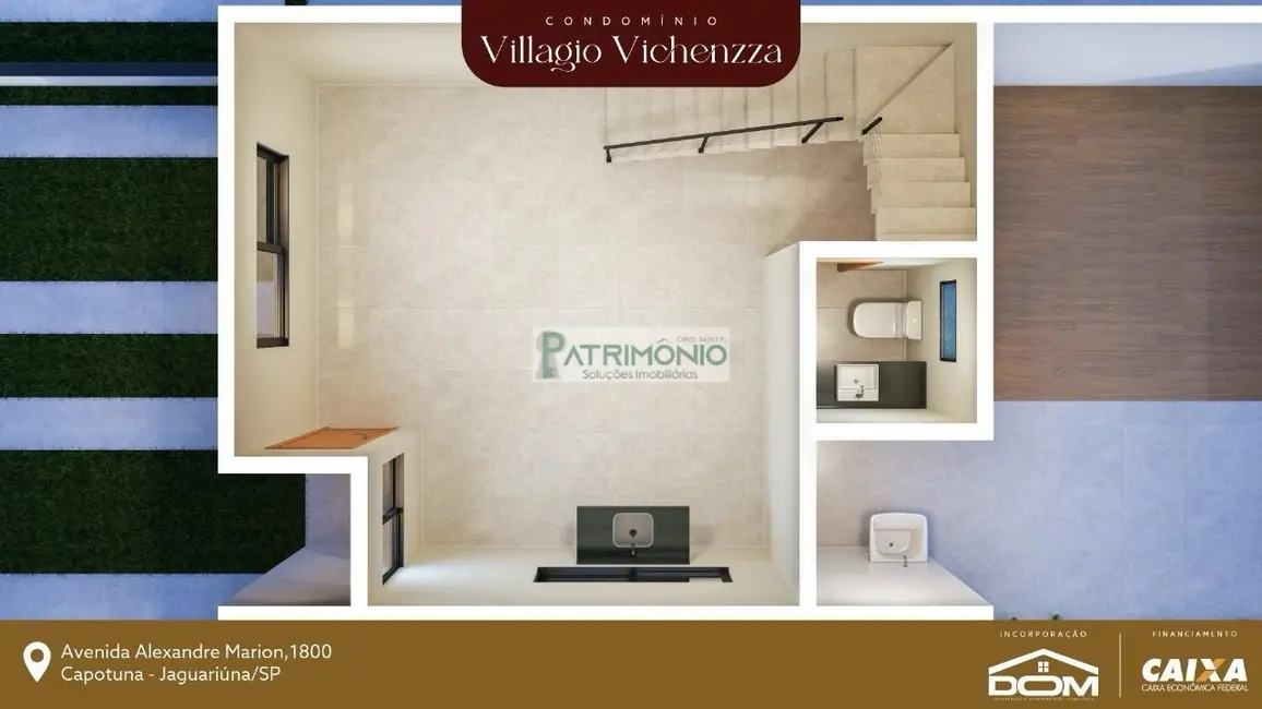 Foto 9 de Casa de Condomínio com 2 quartos à venda, 78m2 em Jaguariuna - SP