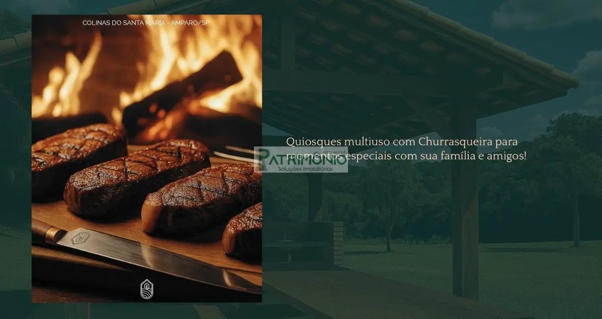 Foto 3 de Terreno / Lote à venda, 158m2 em Residencial Santa Maria Amparo, Amparo - SP