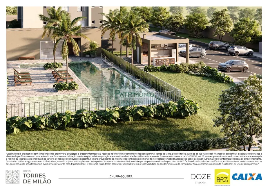 Foto 4 de Apartamento com 2 quartos à venda, 53m2 em Jaguariuna - SP