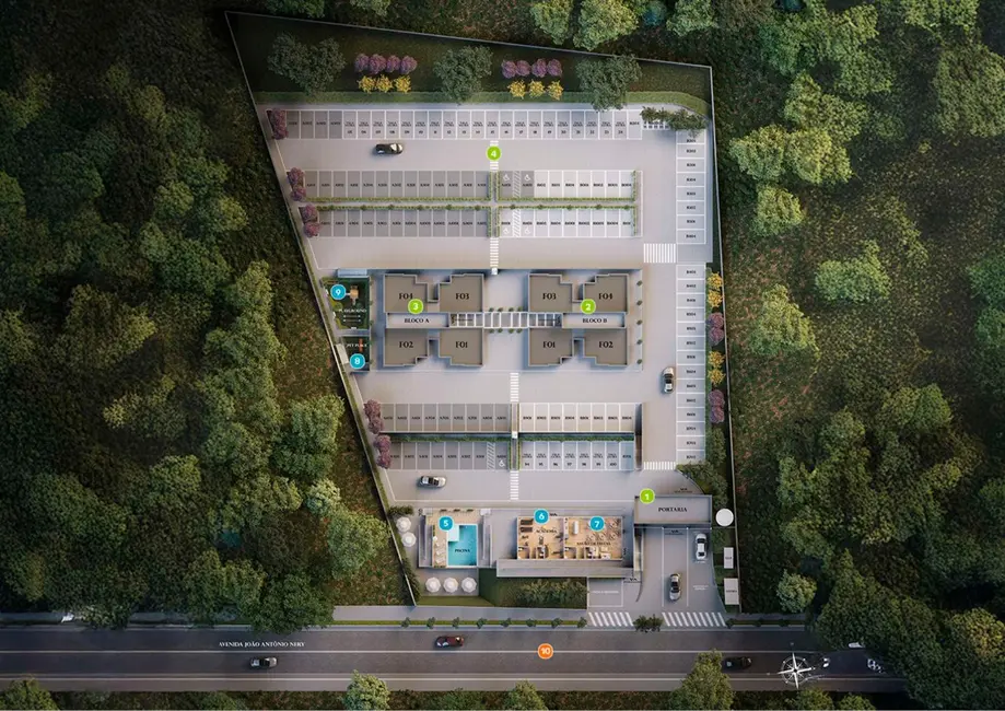 Foto 7 de Apartamento com 2 quartos à venda, 49m2 em Jaguariuna - SP